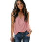 Back view showcasing the elegant backless design on the women's chiffon vest