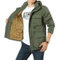 Back view of the rugged mountaineering sportswear jacket for men